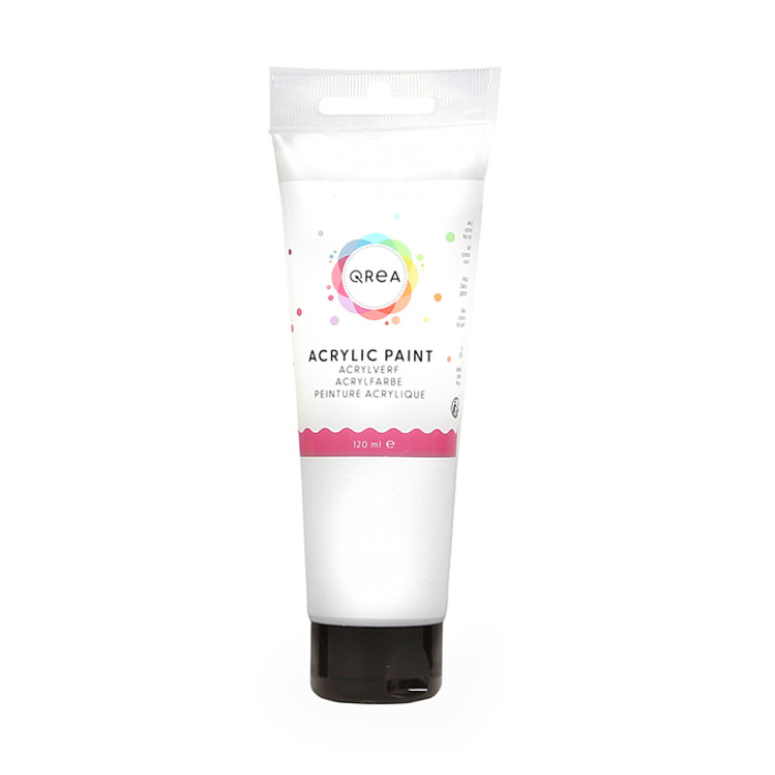 Acrylverf Qrea 120 ml wit
