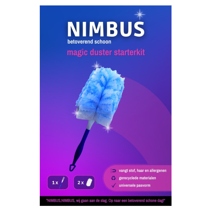 Duster Nimbus starterskit 1 houder en 2 dusters