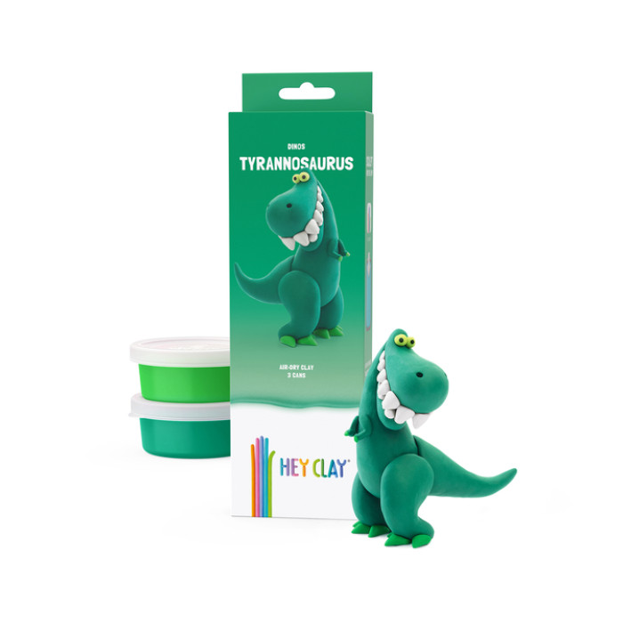 Klei Hey Clay dinos set 3 delen