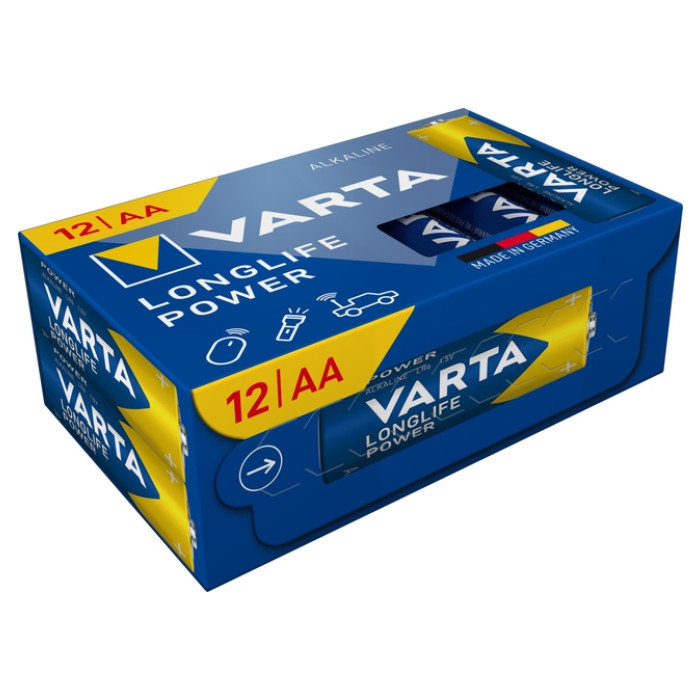 Batterij Varta Longlife Power 12xAA