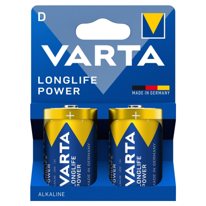 Batterij Varta Longlife Power 2xD
