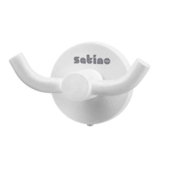 Kledinghaak Satino 2 haaks wit 332180