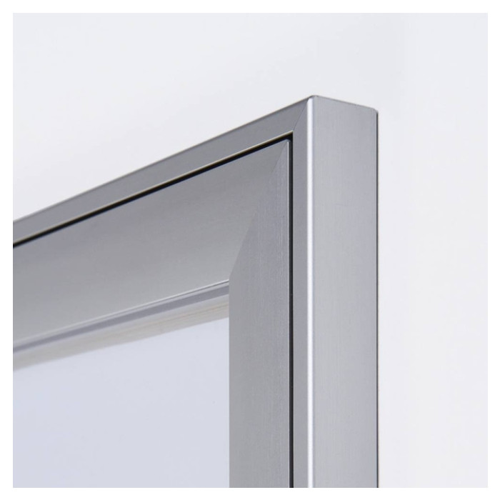 Vitrinebord Quantore luxe 8x A4 B1 gecertificeerd zilver