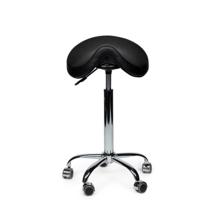 Premium zadelkruk zwart standaard