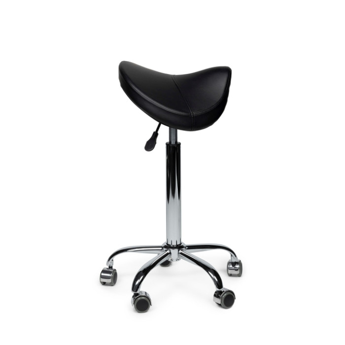 Premium zadelkruk zwart standaard