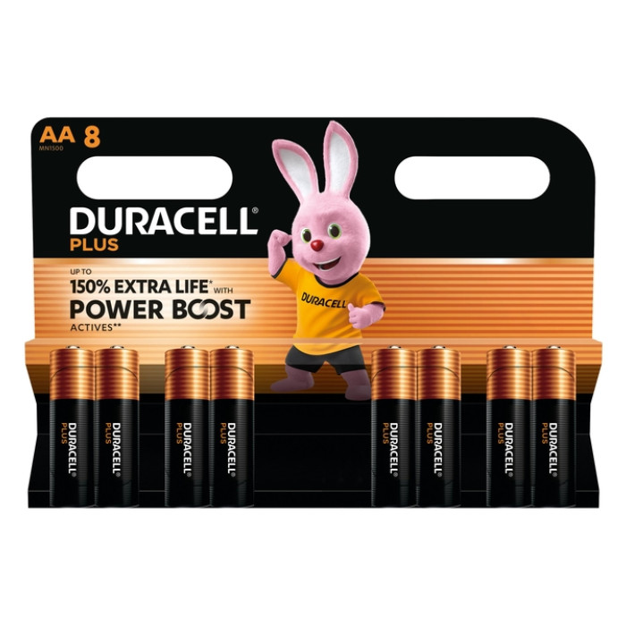 Batterij Duracell Plus Powerboost AA X8