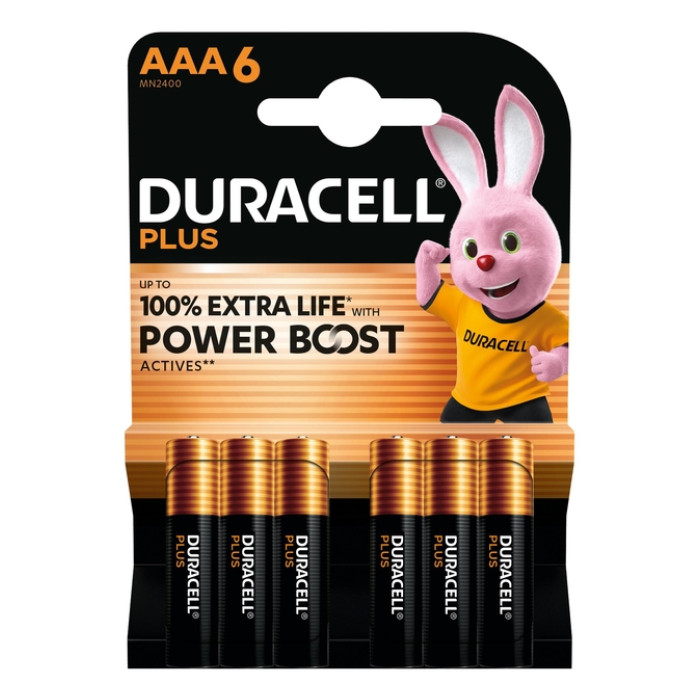 Batterij Duracell Plus Powerboost AAA X6