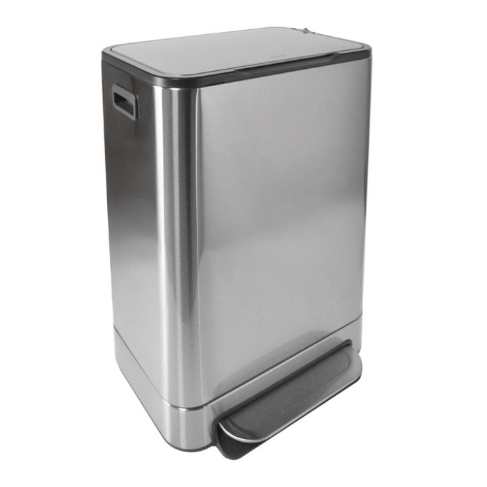 Pedaalemmer Desq 40 liter rvs zilver