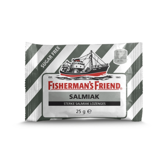 Keelpastilles Fishermans Friend salmiak suikervrij