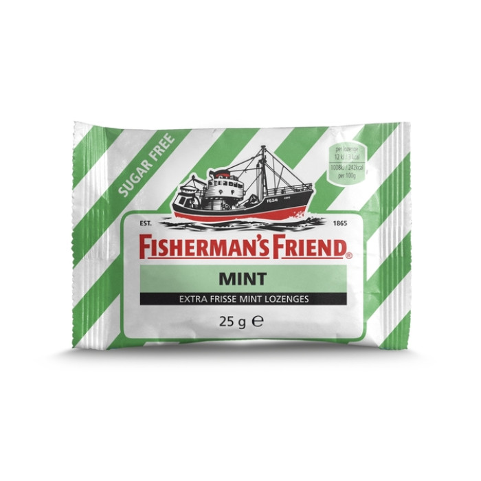 Keelpastilles Fishermans Friend mint suikervrij
