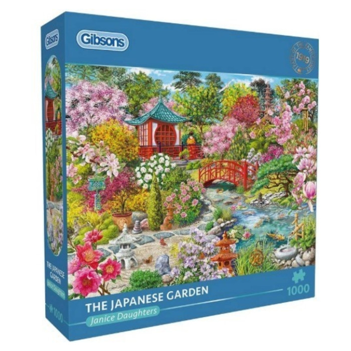 Puzzel Gibsons Japanese Garden 1000st
