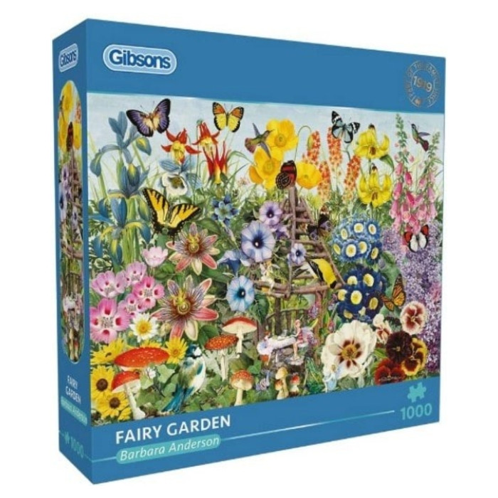 Puzzel Gibsons Fairy Garden 1000st