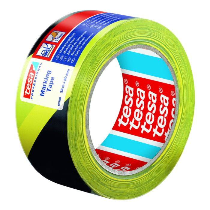 Markeringstape tesa Prof 60760 PV1 50mmx33m gl zw