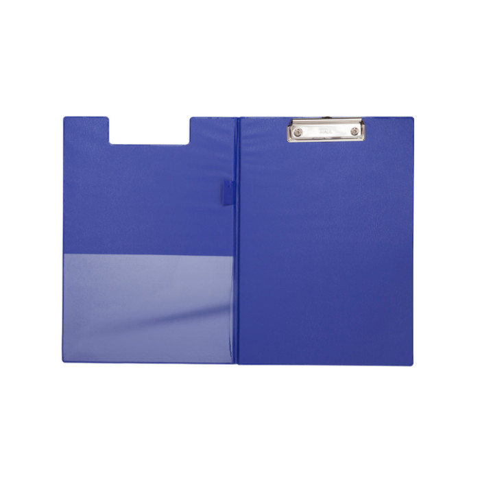 Klembordmap MAUL A4 staand PVC met penlus blauw