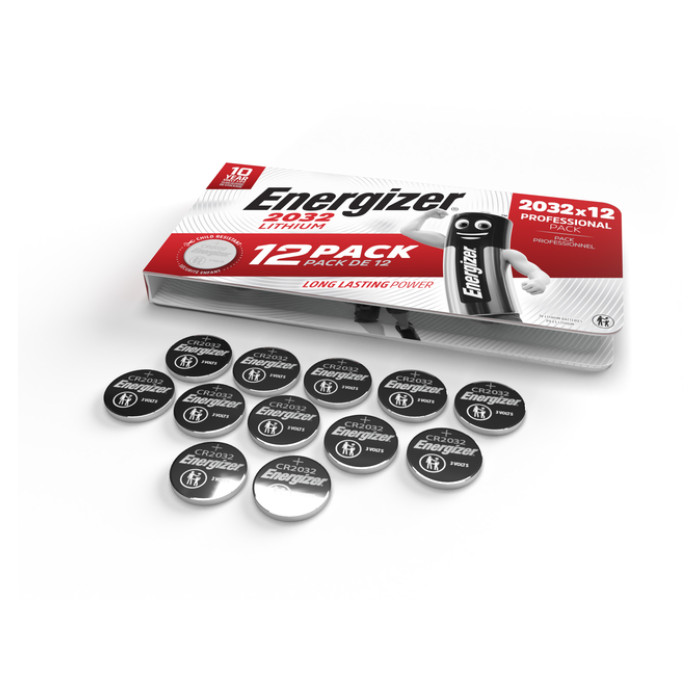 Batterij Energizer CR2032 Lithium 12st