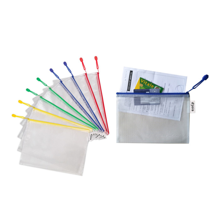 Opbergtas Djois met rits A4 assorti