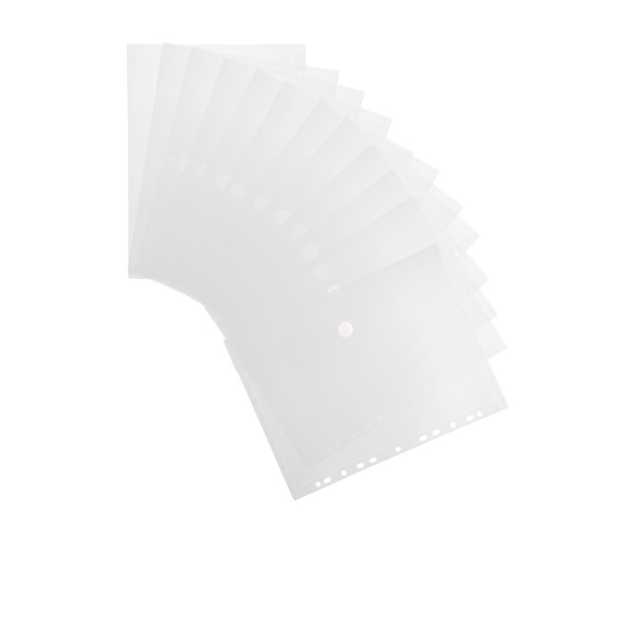 Enveloptas Djois CC A4 horizontaal geperf trans
