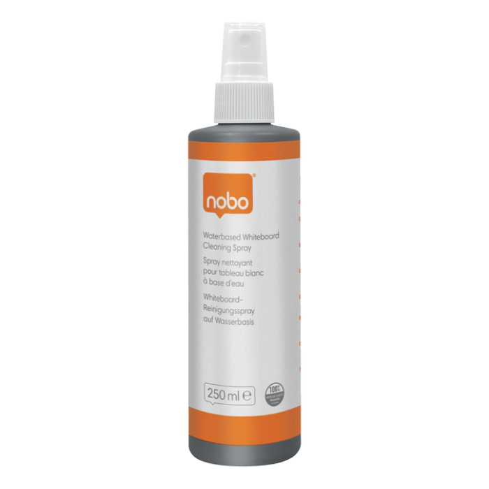 Whiteboardreinigingsspray Nobo waterbasis 250ml