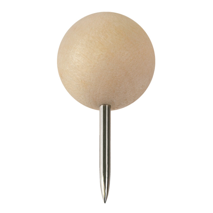 Punaises Nobo hout voor memobord 40st