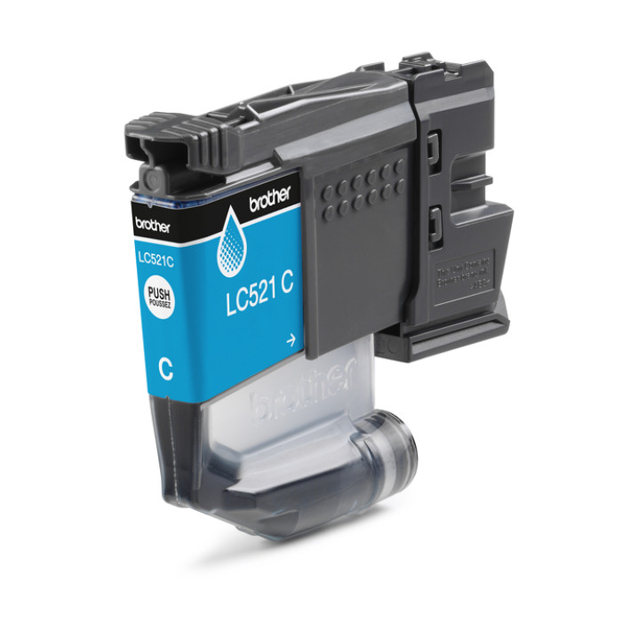 Inktcartridge Brother LC-521C blauw