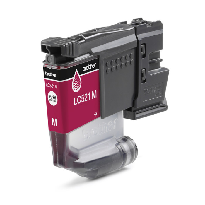 Inktcartridge Brother LC-521M rood