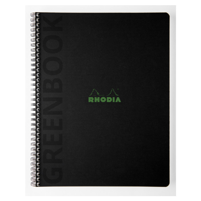 Notitieboek Rhodia Greenbook recycled A4+ lijn sc