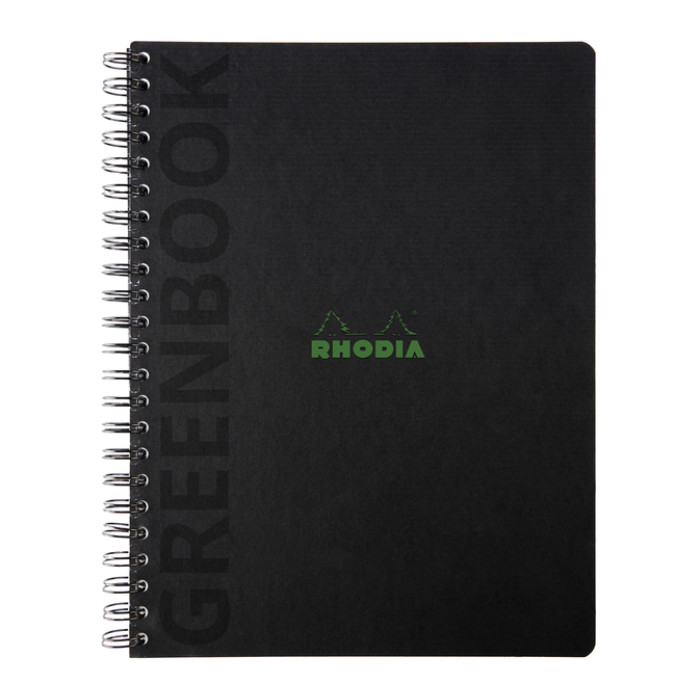 Notitieboek Rhodia Greenbook recycled A4+ lijn hc