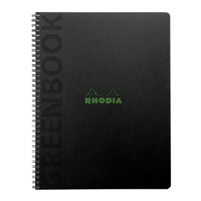 Notitieboek Rhodia Greenbook recycled A5+ lijn sc