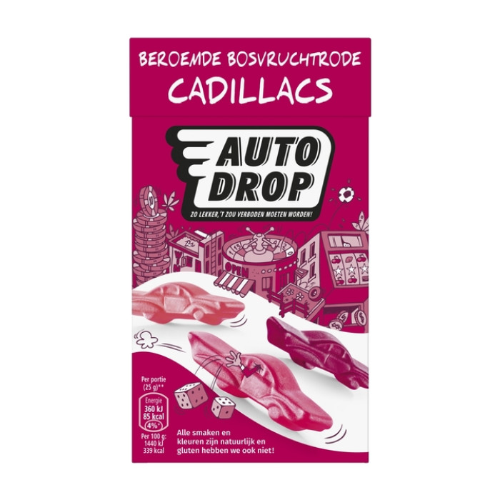 Autodrop rode Cadillacs pak 280gr