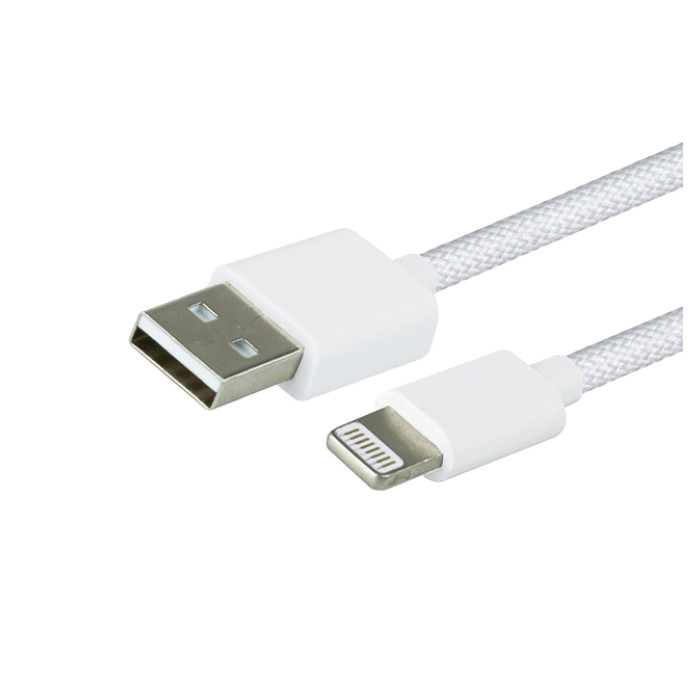 Kabel Green Mouse USB-A to Lightning data Woven 2m