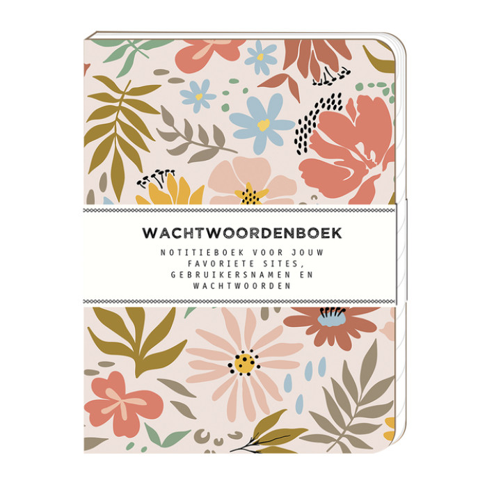 Wachtwoordenboek Interstat 120x160mm Soft Floral