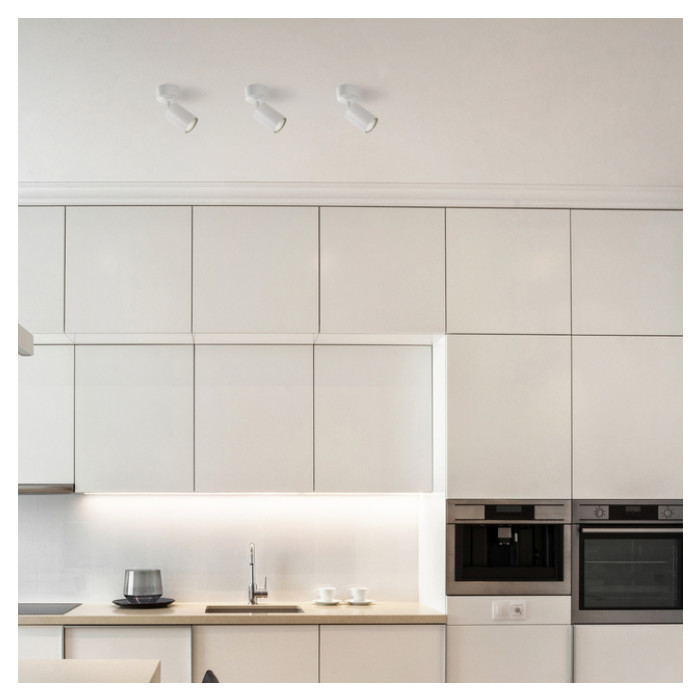 Plafondspot Integral Siena 1 spot IP20 GU10 wit