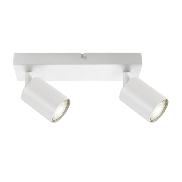 Plafondspot Integral Siena 2 spot IP20 GU10 wit