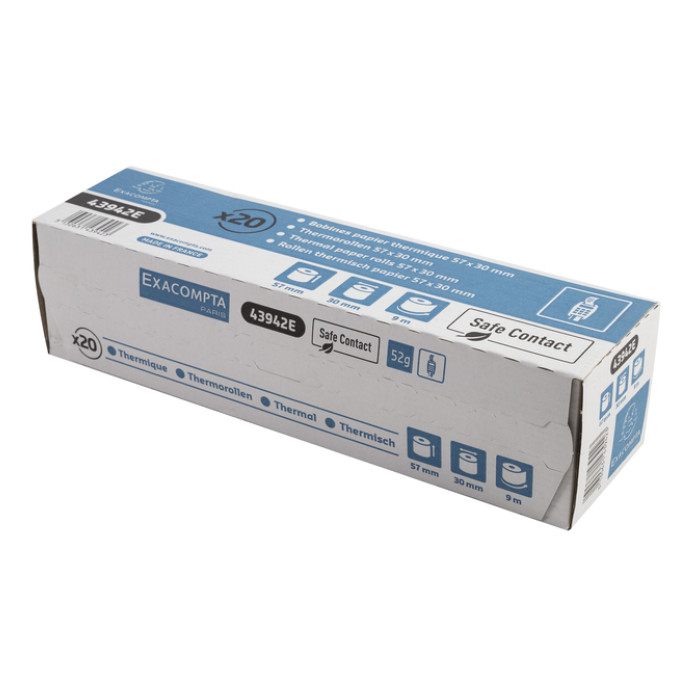 Telrol Exacompta 57mmx9mx12mm SafeContact therm