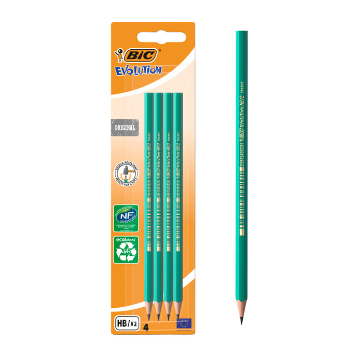 Potlood Bic Evolution ecolutions original HB 4st