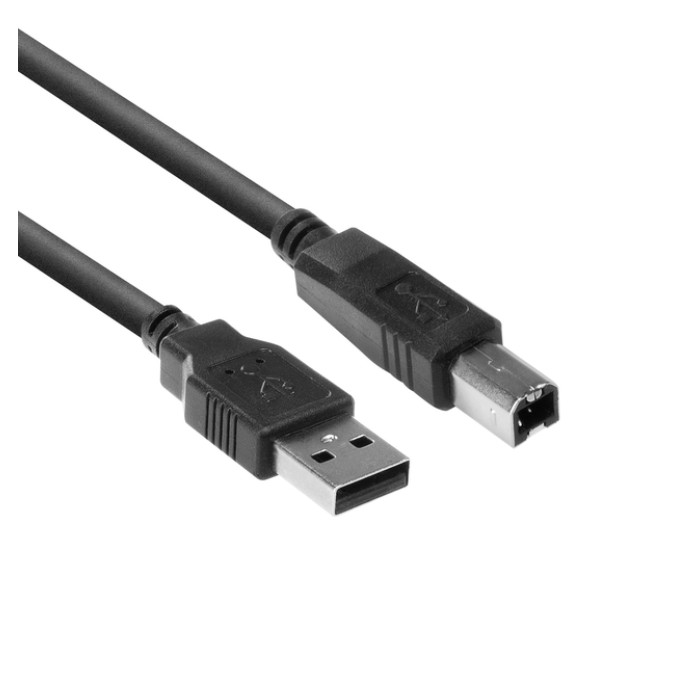 Kabel ACT USB 2.0 A male - USB B male 1 meter