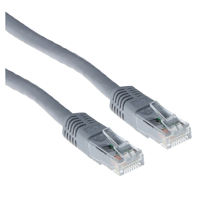 Kabel ACT U/UTP CAT6 patchkabel RJ45 Grijs 7 meter