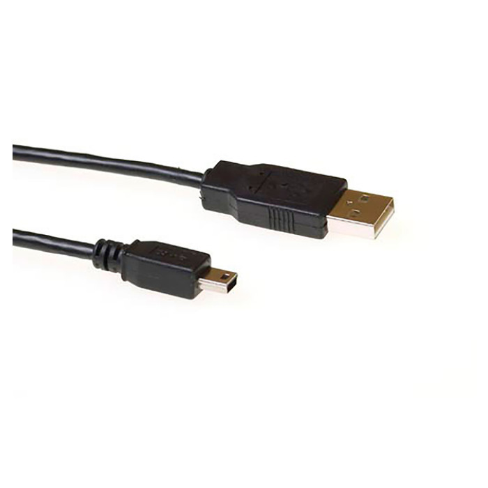 Kabel ACT USB 2.0 A male - USB mini B5 male 3m