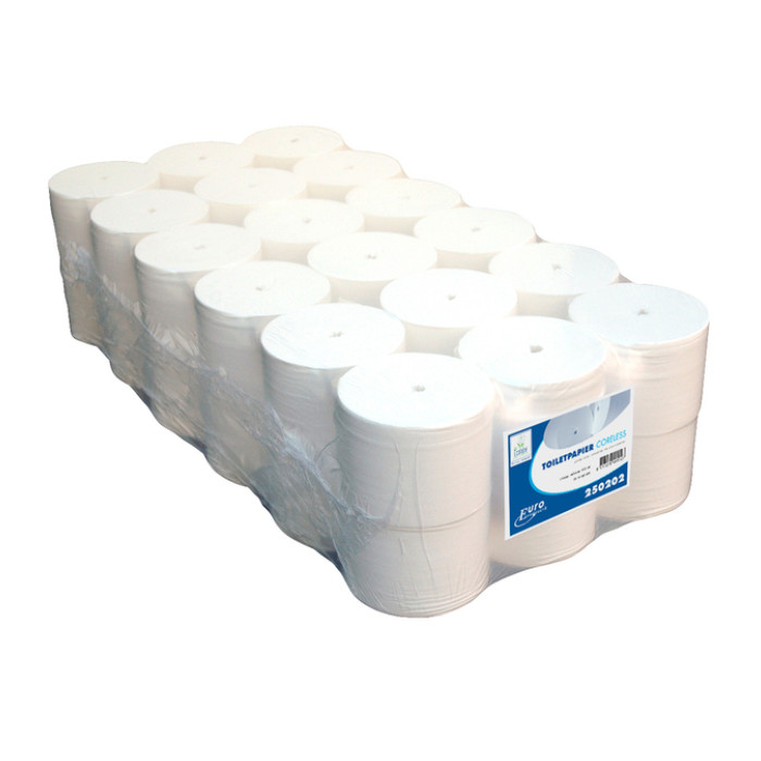 Toiletpapier Coreless 2laags 104m wit