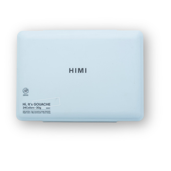 Gouache HIMI 24 kleuren 30gr box ice blue
