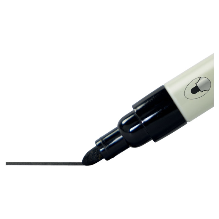 Whiteboardmarker Nobo rond zwart 3mm