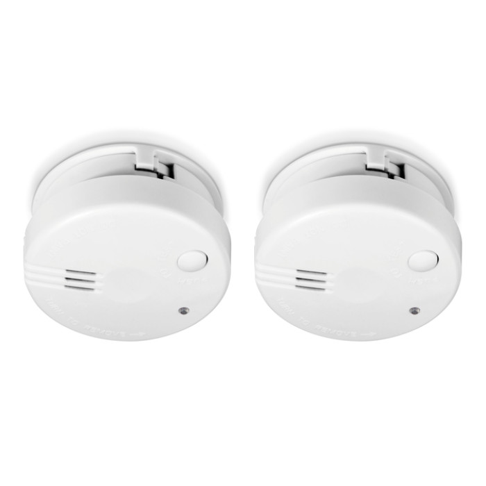 Rookmelder Alecto mini 2 stuks met 5 jaar batterij SA102 wit