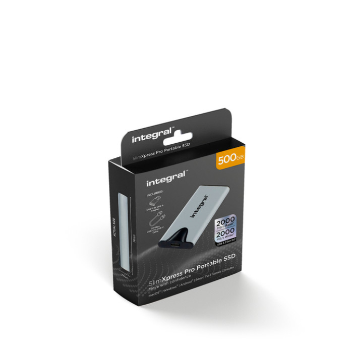 SSD Integral SlimXpress Portable USB-C 500GB