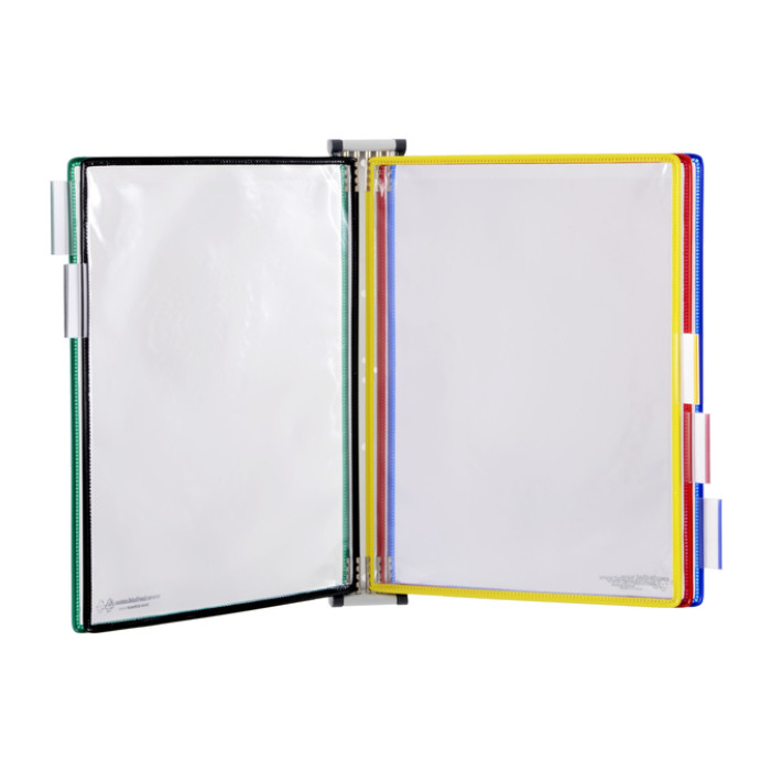Zichtpanelensysteem wand Tarifold metaal A4 5ass