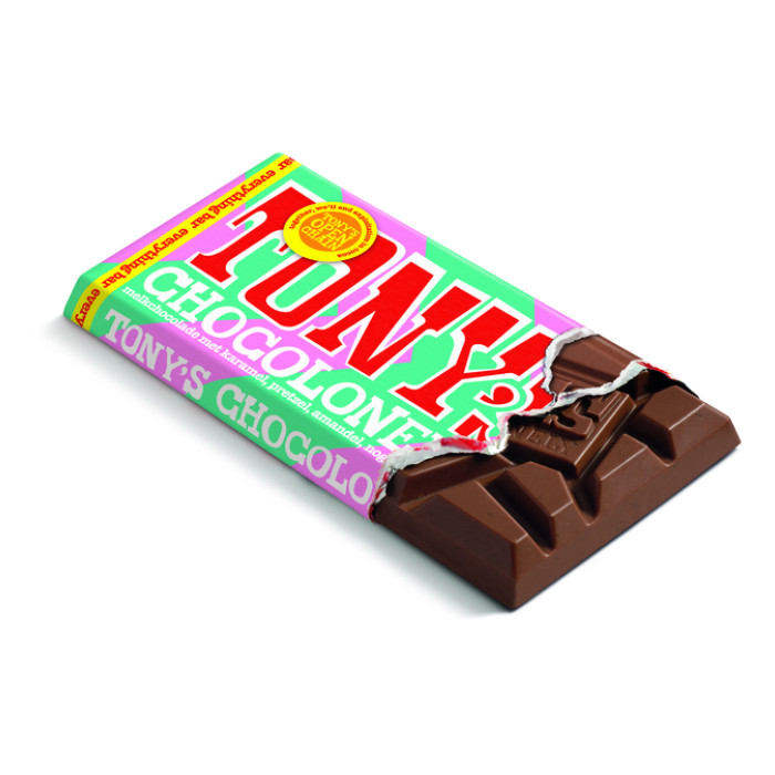 Chocolade Tony's Chocolonely melk everything reep 90 gram