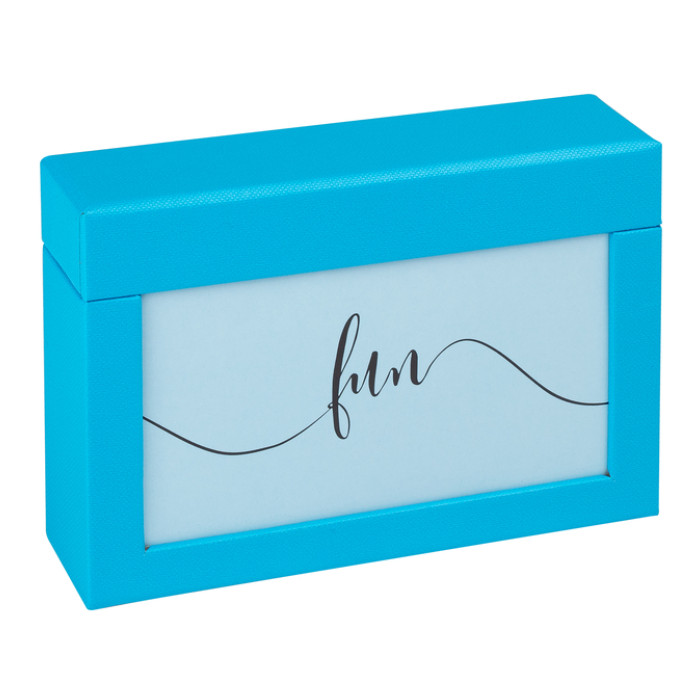 Fotobox walther design Fun 10x15cm 100 foto's oceaan blauw