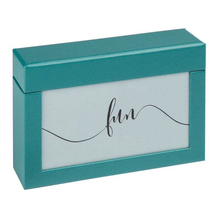 Fotobox walther design Fun 10x15cm 100 foto's petrol groen