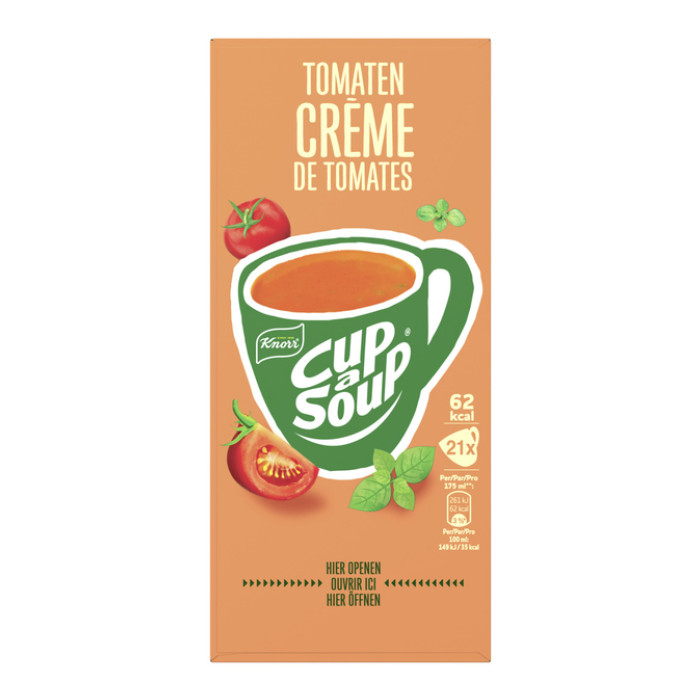Cup-a-Soup Knorr tomaten crème 21x175ml