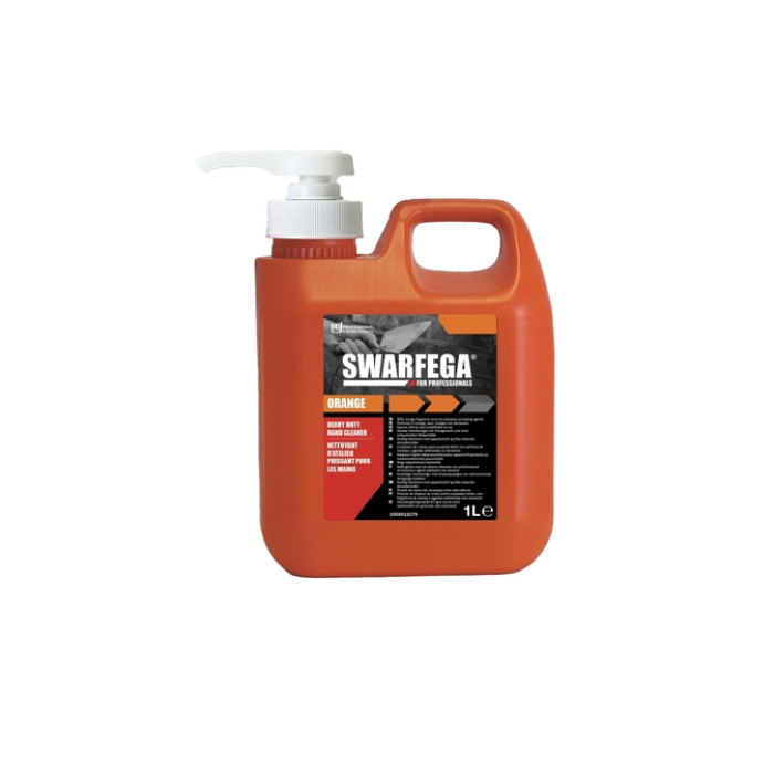 Handreiniger SCJ Swarfega Orange 1 liter met pomp