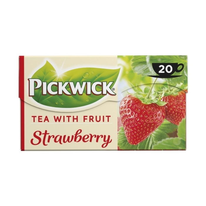 Thee Pickwick aardbei 20x1.5gr